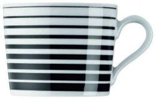 Arzberg Tric Straight Black Coffee Cup & Saucer